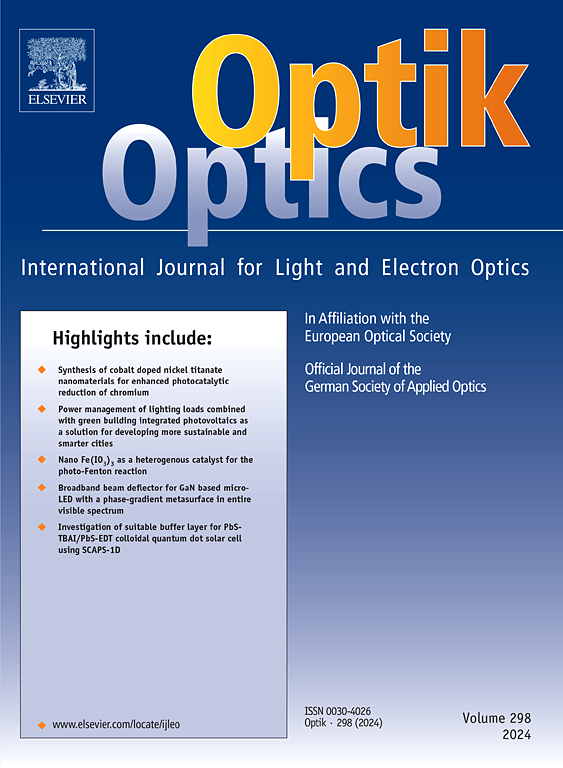 Go to journal home page - Optik